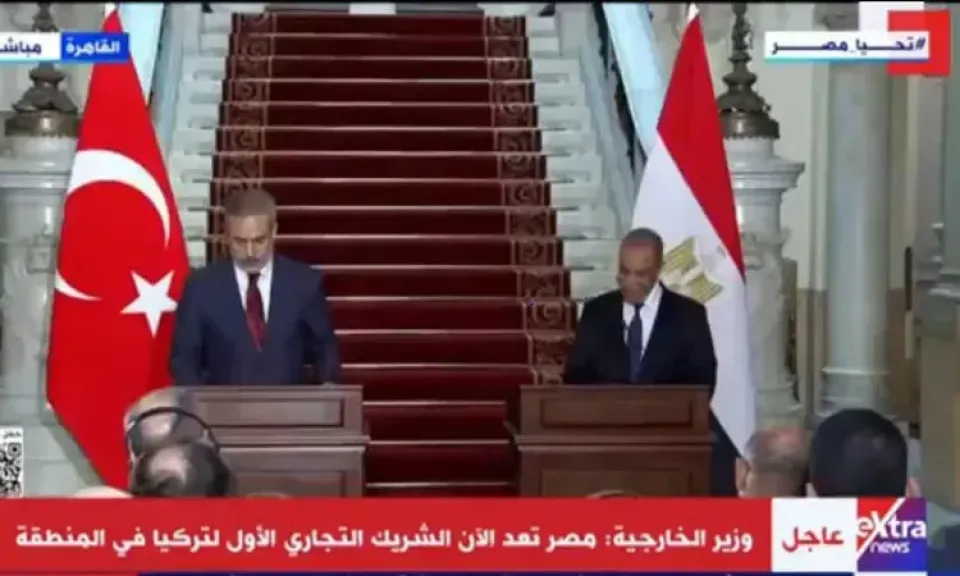 وزير الخارجية بدر عبد العاطي ونظيره التركي