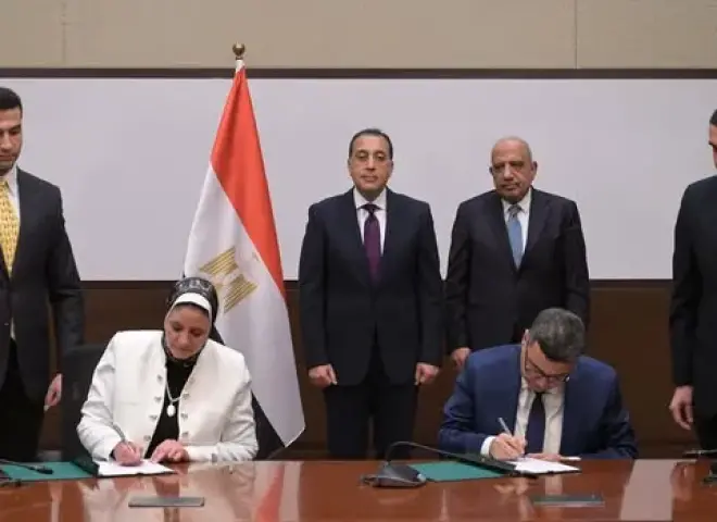 رئيس الوزراء يشهد توقيع اتفاقية مشروع إنشاء محطة رياح لإنتاج الكهرباء بقدرة 500 ميجاوات بمنطقة خليج السويس