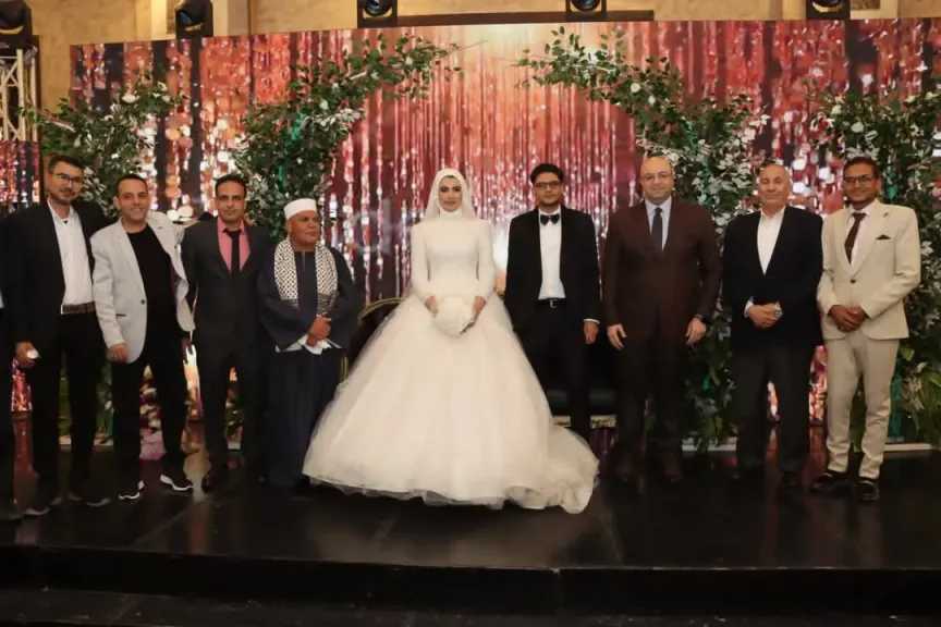 محافظ بنى سويف يحضر حفل زفاف شقيق الصحفى ”حمادة الشيخ”