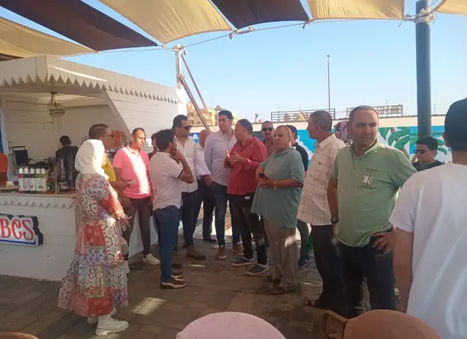 نائب محافظ الدقهلية ورئيس مدينة جمصة يفتتحان مشروع ”الطفطف السياحى” لجمعية الشوامى لنقل الركاب