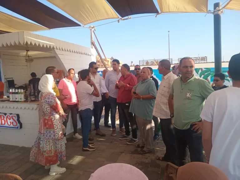 نائب محافظ الدقهلية ورئيس مدينة جمصة يفتتحان مشروع ”الطفطف السياحى” لجمعية الشوامى لنقل الركاب