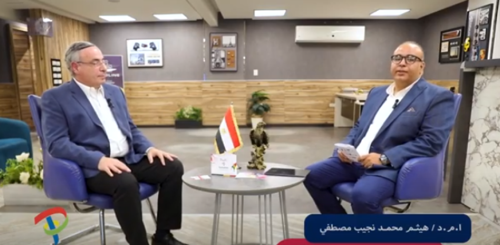 لقاء د. جورج نوبار عميد كلية الفنون التطبيقية جامعة بدر عن معرض تكنوبرنت 2025