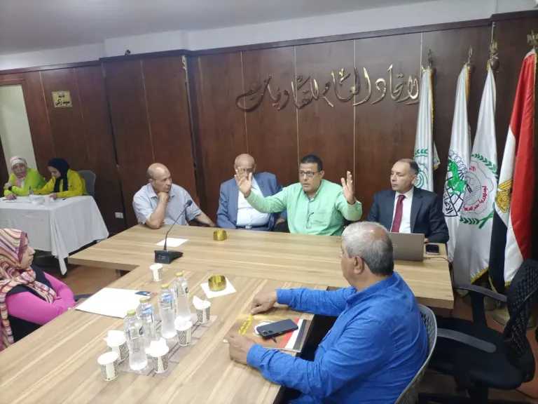 ورشة عمل بالاتحاد العام للتعاونيات عن الإجراءات الرقابية للمجمعات والجمعيات الاستهلاكية