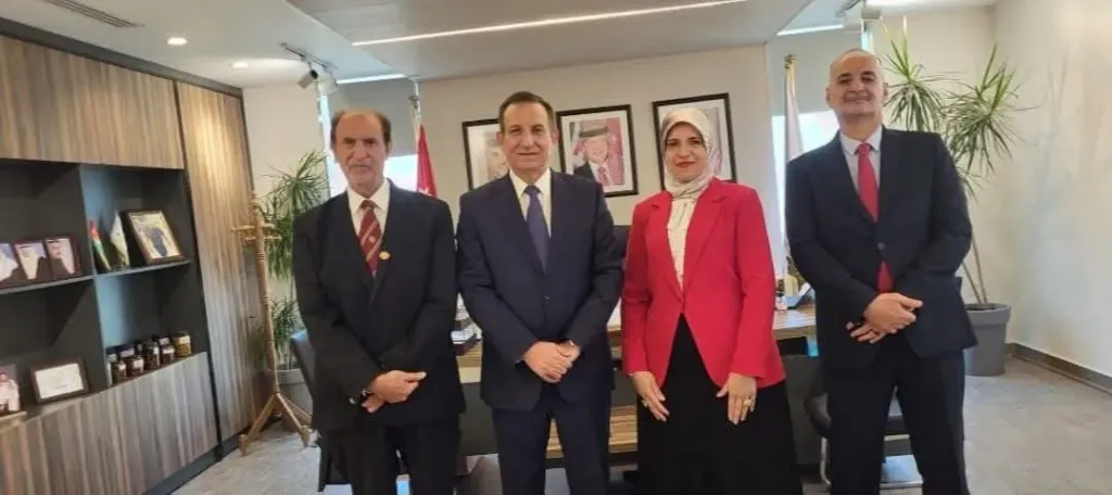 وزير الزراعة الأردنى يستقبل أبو الرب والشلبى والخصاونة فى خطوة جديدة لتعزيز الشراكات
