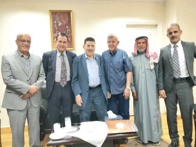 د. عبد الظاهر يستقبل وفدا من التعاونيات الأردنية بمقر الاتحاد التعاونى العربى