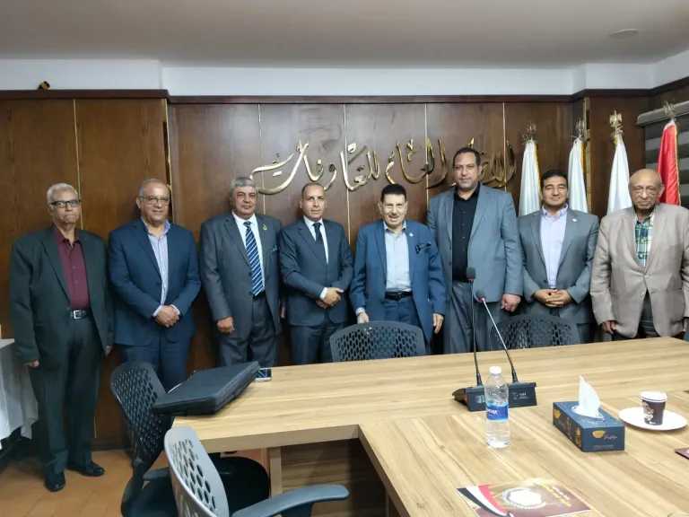 برعاية د. عبد الظاهر .. بحث أوجه التعاون بين الاتحاد التعاونى الإنتاجى ومؤسسة الجمهورية الجديدة للتنمية