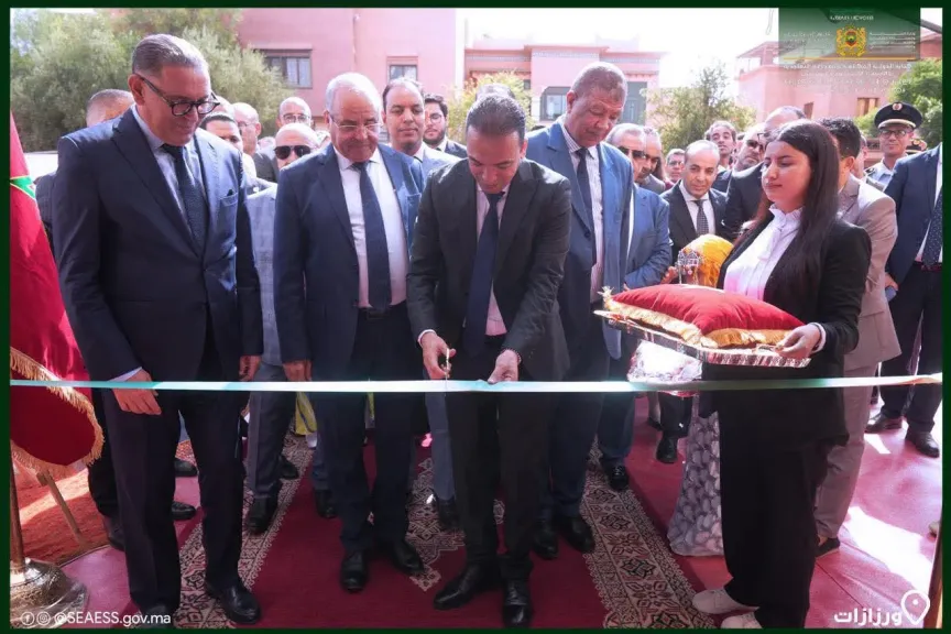 وزير الدولة للاقتصاد التضامن بالمغرب يفتتح الدورة الثانية لمعرض ”درعة تافيلالت” لتمكين المرأة والشباب