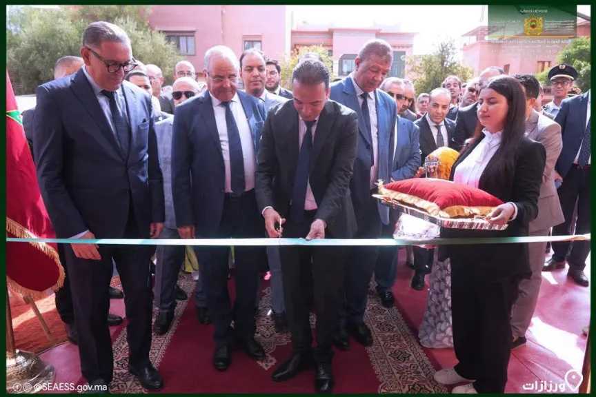 وزير الدولة للاقتصاد التضامن بالمغرب يفتتح الدورة الثانية لمعرض ”درعة تافيلالت” لتمكين المرأة والشباب