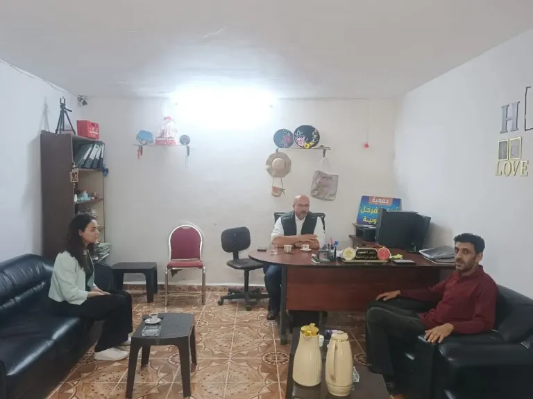 المحاسنة” يلتقى رئيس بلدية ”النسيم” لبحث سبل التعاون مع جمعية ”كفر خل” بالأردن