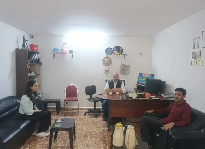 المحاسنة” يلتقى رئيس بلدية ”النسيم” لبحث سبل التعاون مع جمعية ”كفر خل” بالأردن المحاسنة” يلتقى رئيس بلدية ”النسيم” لبحث سبل التعاون مع جمعية ”كفر خل” بالأردن