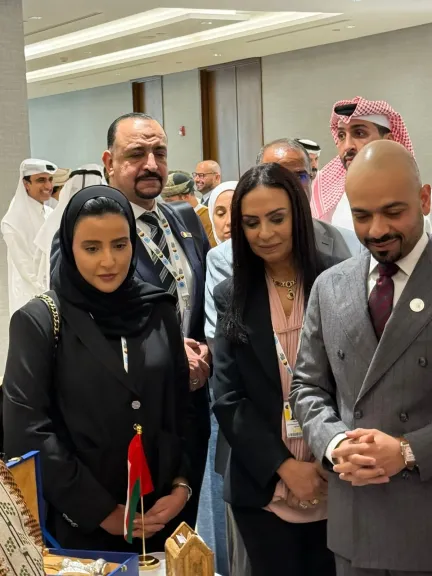 وزيرة التضامن الاجتماعي تفتتح فعاليات المعرض العربي للأسر المنتجة بالدوحة