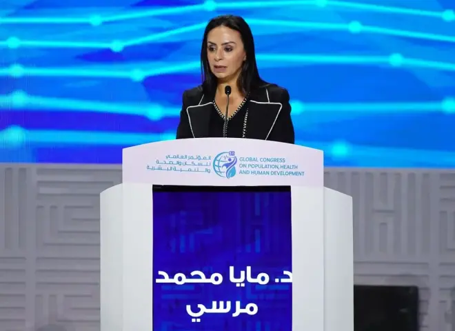 وزيرة التضامن الاجتماعي تشارك فعاليات النسخة الثالثة من المؤتمر العالمي للسكان والصحة والتنمية البشرية