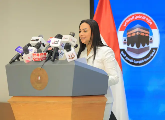 وزيرة التضامن الاجتماعي تشهد إجراء القرعة الإلكترونية لاختيار 12 ألف حاج من المتقدمين لحج الجمعيات الأهلية لموسم 1447هـ- 2026م