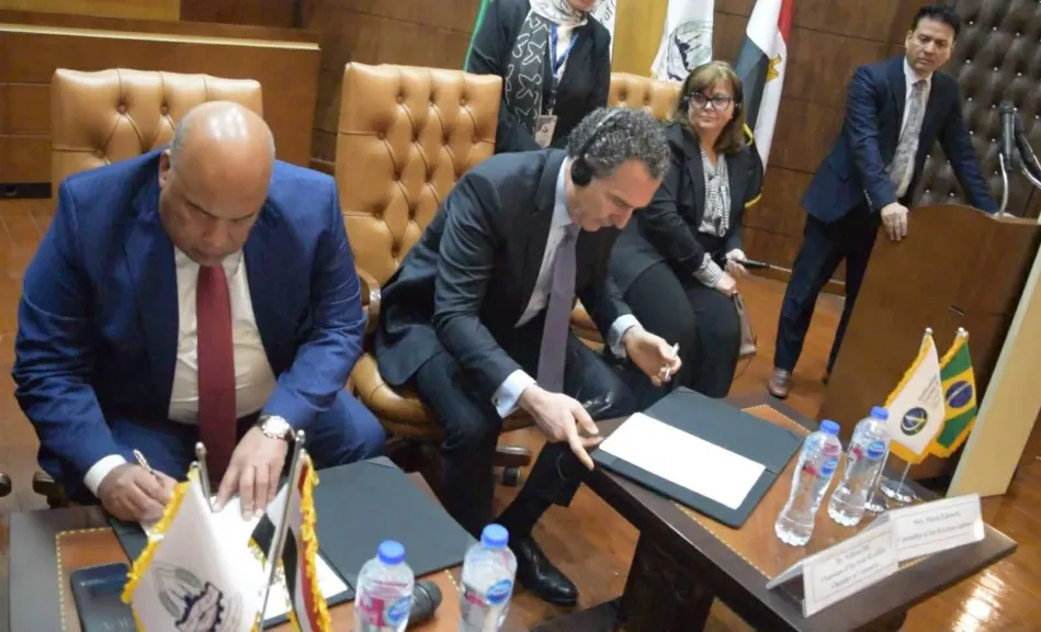 بروتوكول تعاون بين غرفتي القاهرة والعربية البرازيلية لتعزيز التعاون الاقتصادي
