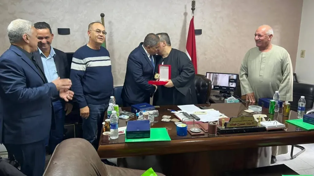 رئيس الاتحاد التعاونى الزراعى  يستقبل رئيس وفد التعاونيات البرازيلى فى ختام زيارته للقاهرة