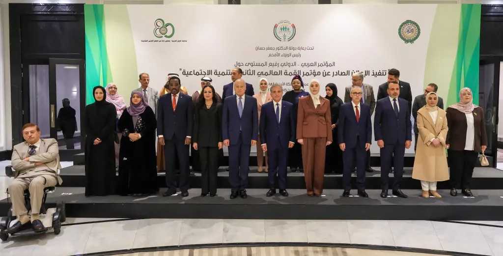 وزيرة التضامن الاجتماعي تشهد افتتاح أعمال المؤتمر العربي – الدولي لتنفيذ إعلان مؤتمر القمة العالمية الثانية بـ” عمان”