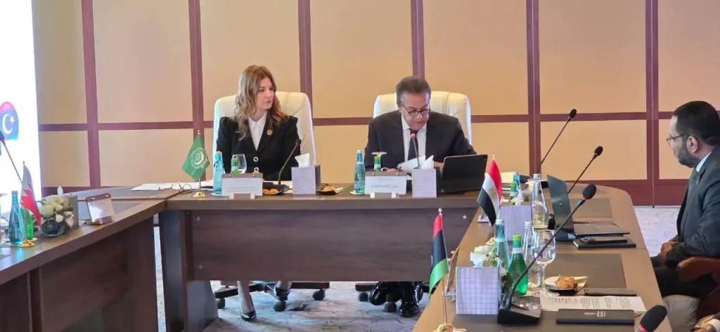 وزير الصحة يلقي كلمة في الاجتماع التحضيري للمكتب التنفيذي لمجلس وزراء الصحة العرب بطرابلس