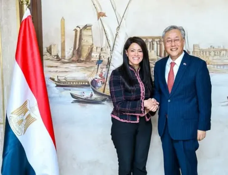 «المشاط» تُثمن جهود السفير الكوري في تعظيم العلاقات مع مصر