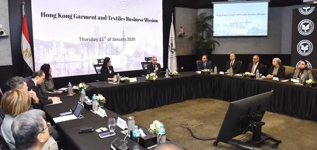 الشراكة بين مصر وهونج كونج محورا مهما لإعادة تشكيل سلاسل القيمة المضافة في الغزل والنسيج