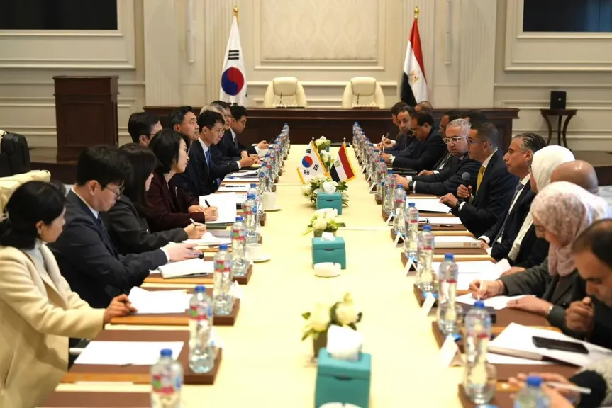 مصر وكوريا الجنوبية توقعان بيانًا بشأن اتفاقية الشراكة الاقتصادية بين البلدين
