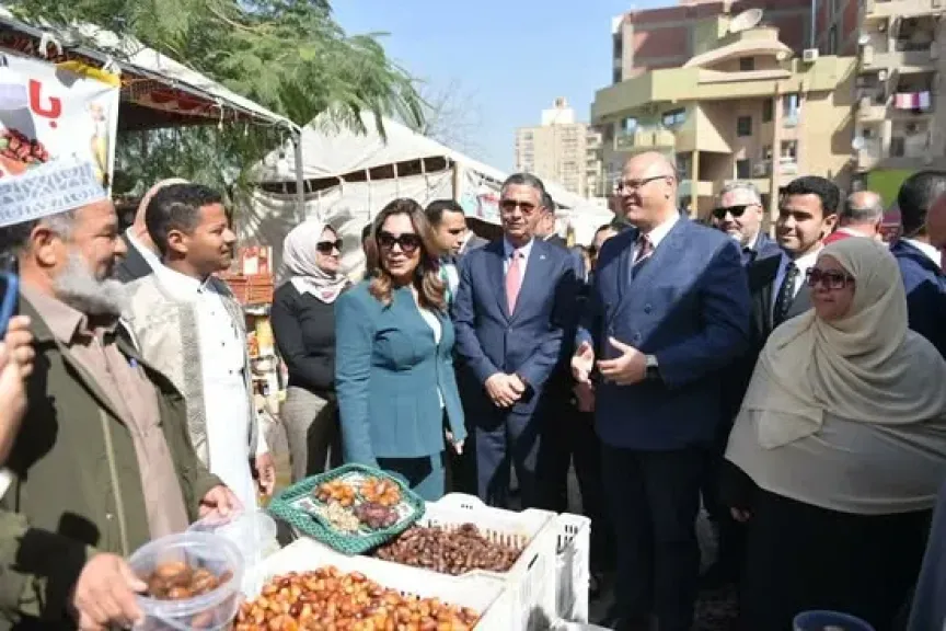 افتتاح معرض تمور مطروح بالقليوبية لدعم المنتجات المحلية