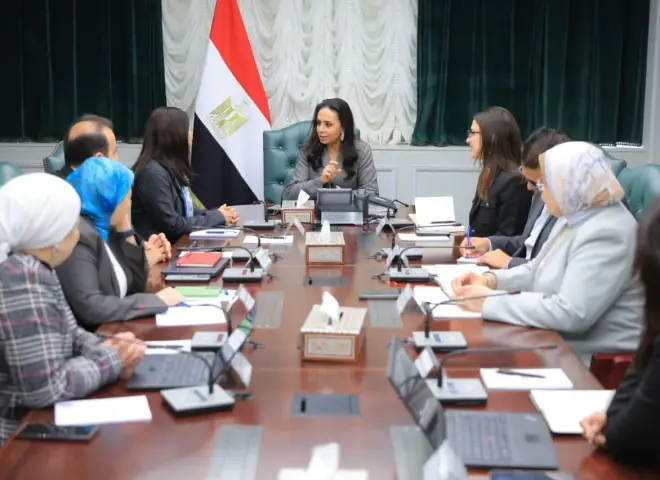 وزيرة التضامن الاجتماعي تلتقي مندوبة برنامج الأمم المتحدة الإنمائي في مصر