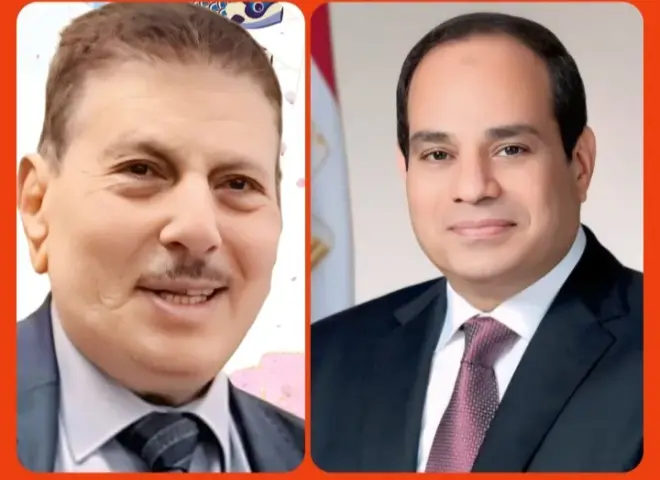 د. عبد الظاهر يهنئ الرئيس السيسي بعيد الفطر المبارك المبارك