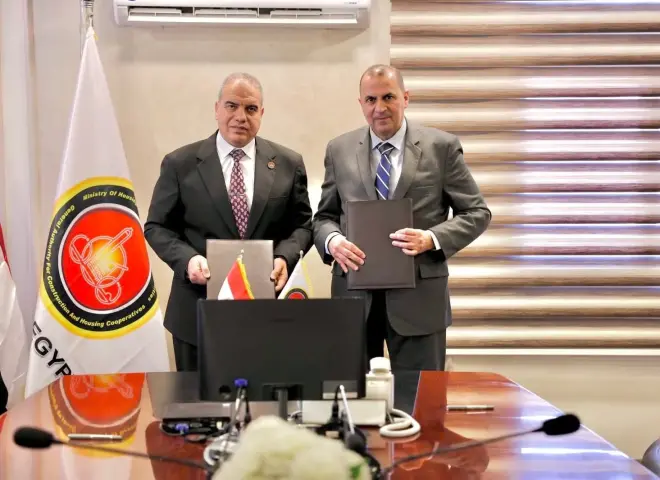 بروتوكول تعاون بين هيئة تعاونيات البناء والإسكان والشركة المصرية لهندسة نظم القوى الكهربائية