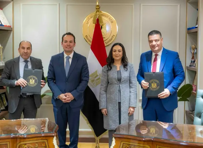 وزيرة التضامن الاجتماعي تشهد توقيع ثلاثة بروتوكولات تعاون  لابتكار وتصميم وتطوير الذاكرة المؤسسية للوزارة وهيئاتها