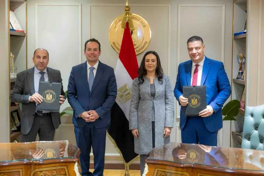 وزيرة التضامن الاجتماعي تشهد توقيع ثلاثة بروتوكولات تعاون  لابتكار وتصميم وتطوير الذاكرة المؤسسية للوزارة وهيئاتها