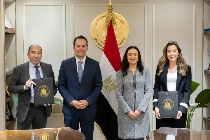 وزيرة التضامن الاجتماعي تشهد توقيع بروتوكولات تعاون مع مركز معلومات الوزراء