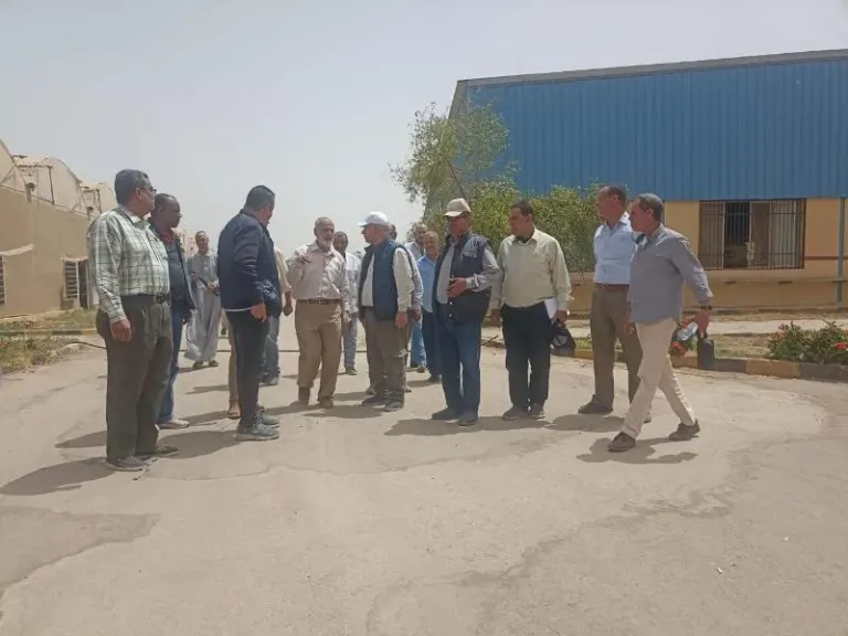 قيادات ”البحوث الزراعية” في جولة تفقدية بمحطتي شندويل وكوم أمبو لمتابعة برامج القمح والإنتاج النباتي والحيواني