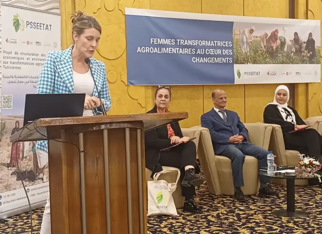 التعاونيات التونسية تشارك فى أكبر فاعلية لتثمين منتجات الأراضى بتونس