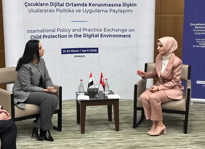 وزيرة التضامن الاجتماعي تلتقي وزيرة الأسرة والخدمات الاجتماعية التركية