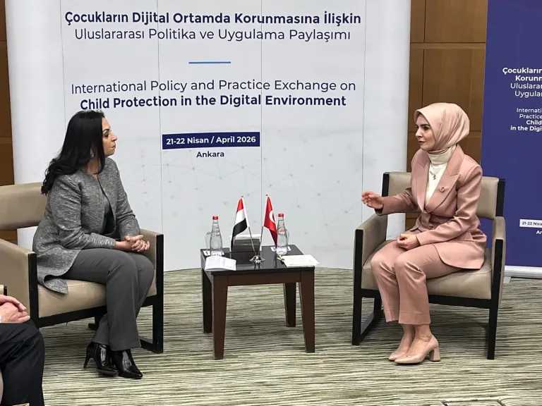 وزيرة التضامن الاجتماعي تلتقي وزيرة الأسرة والخدمات الاجتماعية التركية
