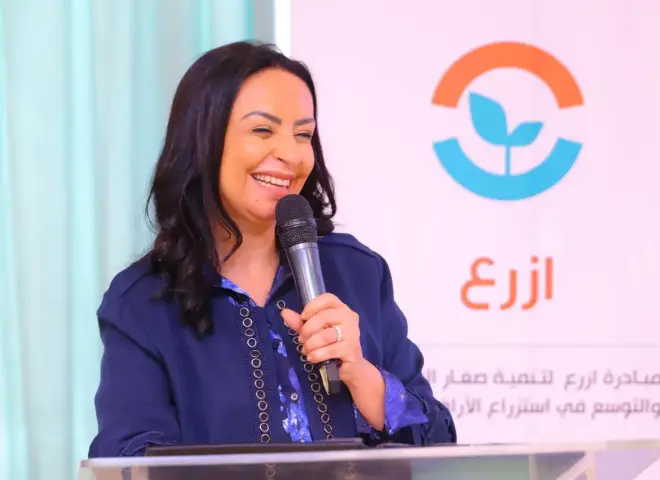 وزيرة التضامن الاجتماعي تلتقي صغار المزارعين المشاركين في مبادرة “ازرع” بالمنيا