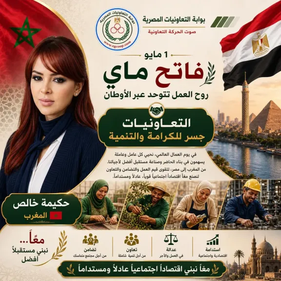 بنكهة مغربية .. التعاونيات تهنئ عمال العالم بذكرى ”عيد العمال”