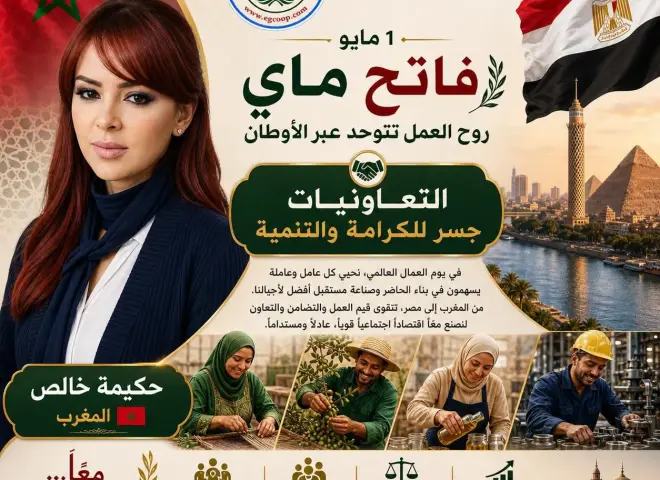 بنكهة مغربية .. التعاونيات تهنئ عمال العالم بذكرى ”عيد العمال”