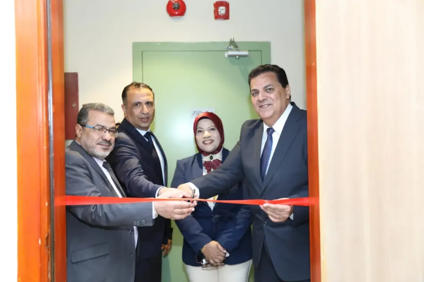 برعاية التضامن الاجتماعى والبحث العلمى .. افتتاح وحدة التضامن الاجتماعي بجامعة بني سويف التكنولوجية
