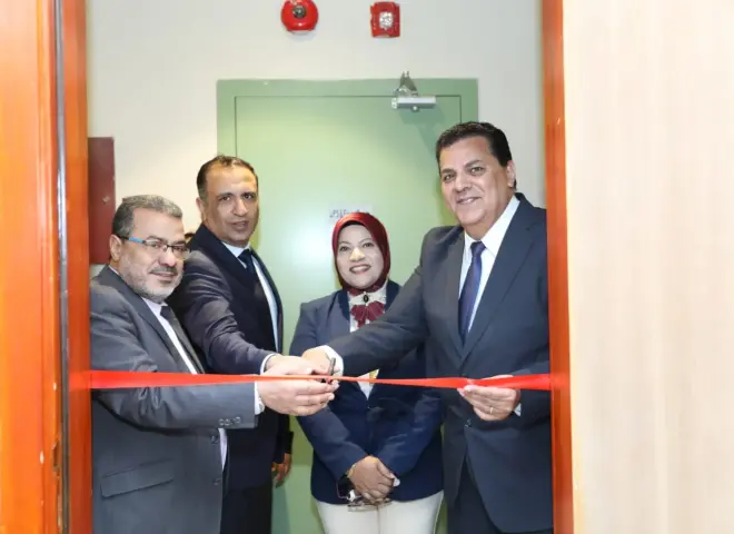 برعاية التضامن الاجتماعى والبحث العلمى .. افتتاح وحدة التضامن الاجتماعي بجامعة بني سويف التكنولوجية