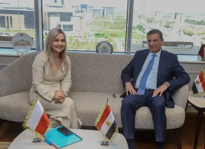 وزير الزراعة يبحث مع وفد حكومي وبرلماني  بولندي رفيع المستوى سبل تعزيز التعاون المشترك وزيادة فرص التبادل التجاري الزراعي