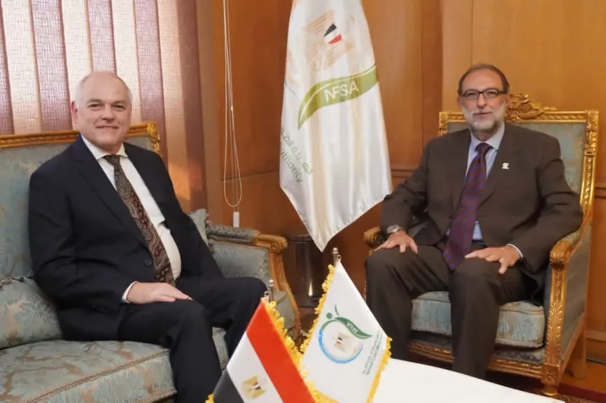 رئيس هيئة سلامة الغذاء يستقبل سفير أستراليا بالقاهرة بمناسبة انتهاء فترة عمله