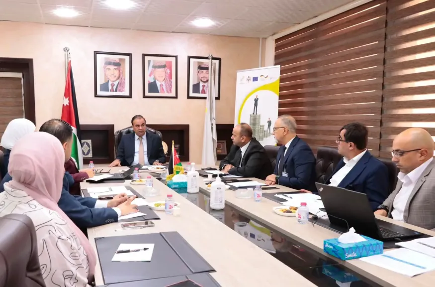 وفد من البنك الإسلامي للتنمية يزور صندوق التنمية والتشغيل الأردنى