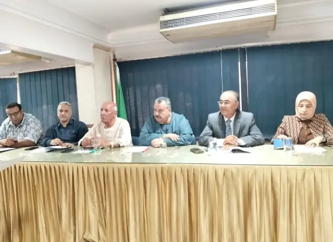 بدء اجتماع مجلس إدارة الاتحاد التعاونى الزراعى المركزى