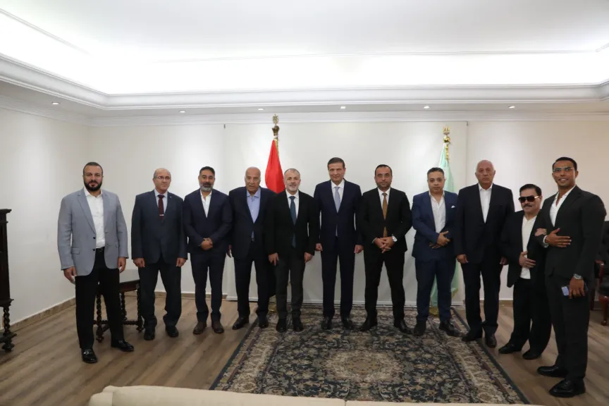 وزير الزراعة يلتقي وفداً من رجال الأعمال الأتراك  لبحث فرص الاستثمار الشامل بالقطاع الزراعي والداجني