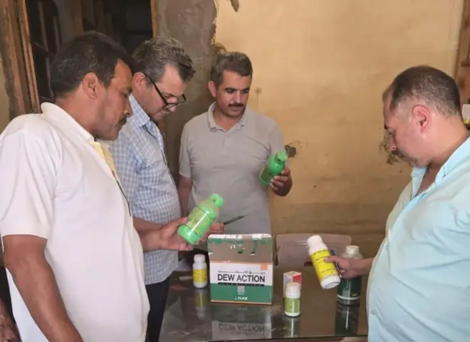 ”الزراعة”: ضبط 230 عبوة مبيدات مغشوشة بالجيزة وكفر الشيخ وإحالة الوقائع للنيابة العامة