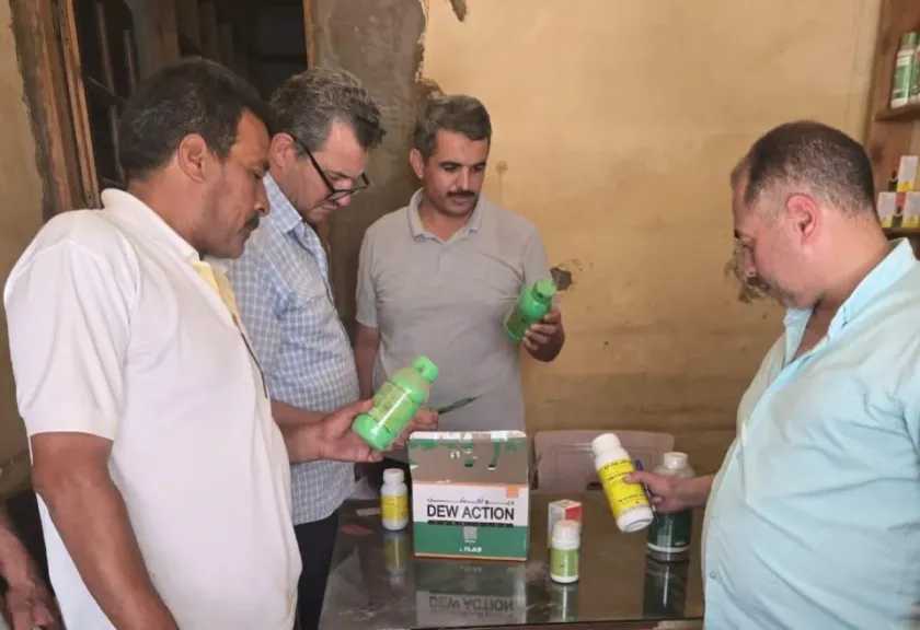 ”الزراعة”: ضبط 230 عبوة مبيدات مغشوشة بالجيزة وكفر الشيخ وإحالة الوقائع للنيابة العامة