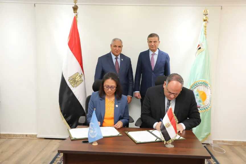 وزير الزراعة والممثل الإقليمي لـ «الفاو» يشهدان توقيع مشروعين لتحقيق التنمية الزراعية الشاملة بجنوب سيناء