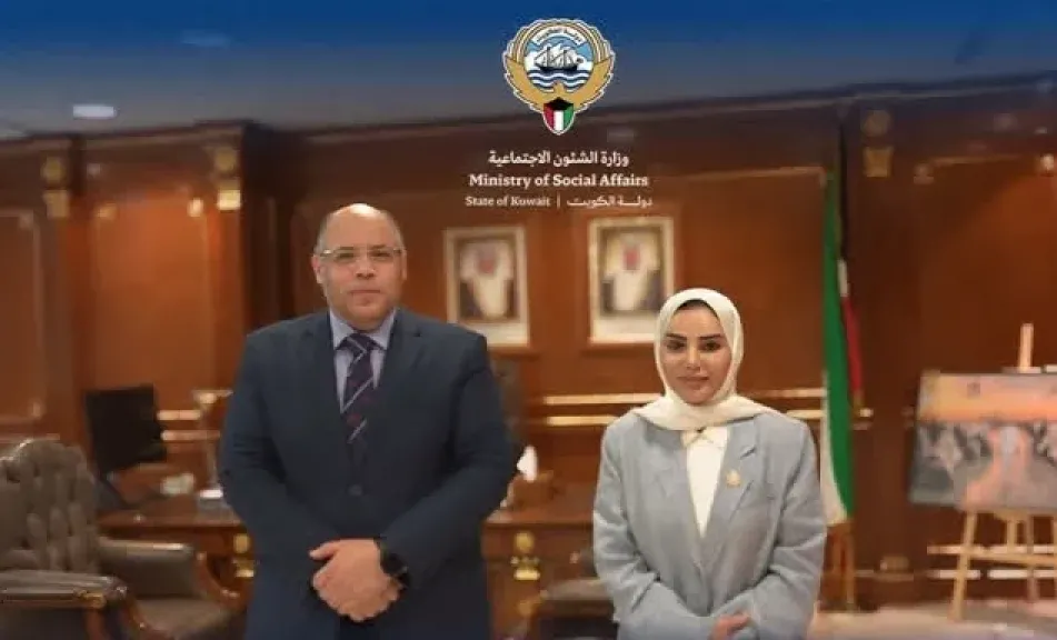 وزيرة الشئون الاجتماعية والعمل بالكويت تستقبل السفير المصرى
