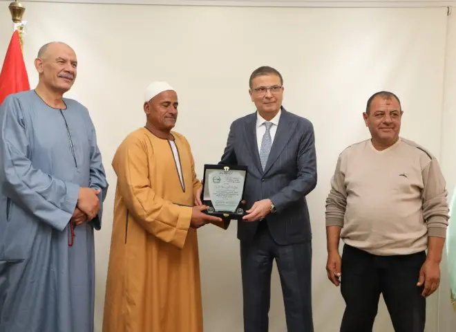 وزير الزراعة يلتقي ممثلي بعض الفلاحين بالبحيرة لمناقشة سبل تطوير الخدمات
